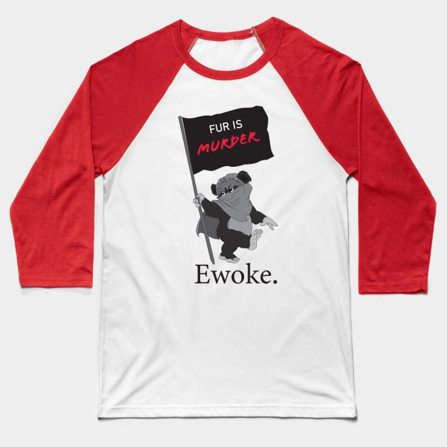 Ewoke #2 Baseball T-Shirt by FatJarShop - Concept by Jared Miller | Art by Clara Oses